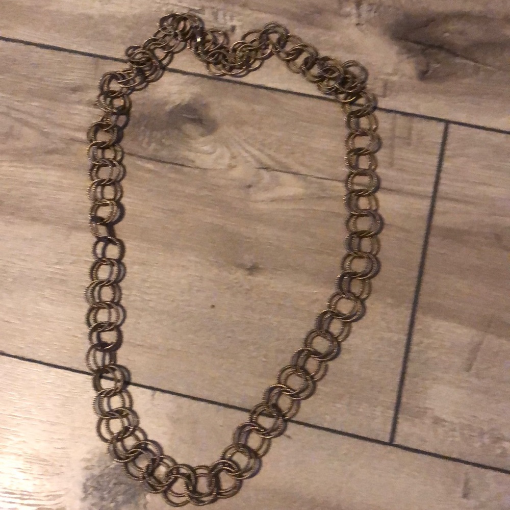 Gold Colored Chain Necklace